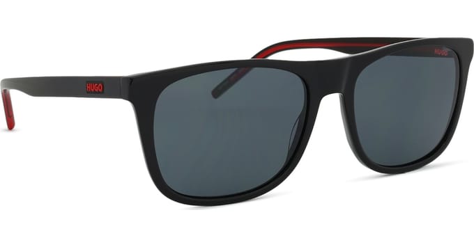 Hugo HG 1194/S BLACK/GREY 56/17/145 Herrenbrillen Zonnebrillen