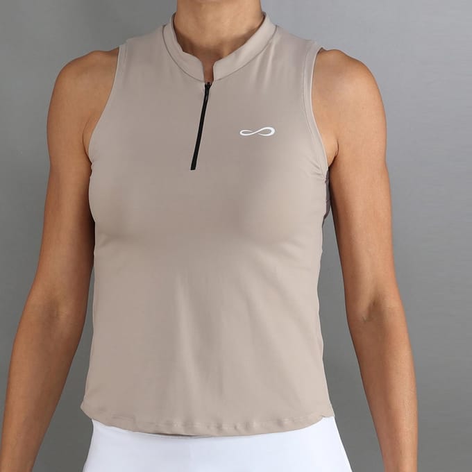 Endless Glam Tanktop Dames-beige