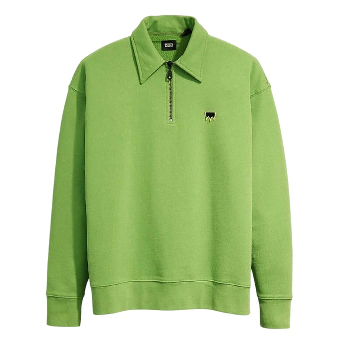 Levis Heren Skate Geborduurd Logo Regular Sweatshirt (Jade Groen)