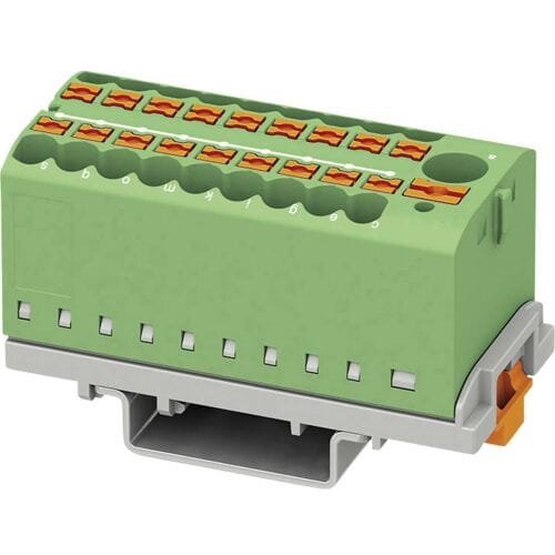 Phoenix Contact 3273118 Verdeelblok 28.6 mm Spanveer Groen 8 stuk(s)