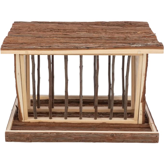 Trixie - Hooiruif - Met Bodem En Deksel - Schorshout - 40X30X22 cm