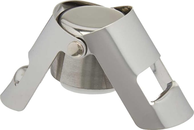 Kinvara Champagne flessenstopper - RVS - afsluiter - 3,5 x 6 x 5,5 cm - Cava - Prosecco