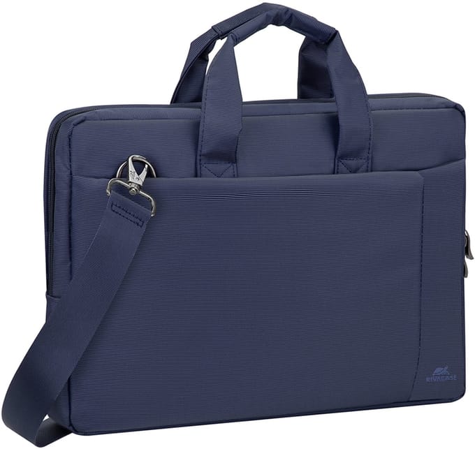 Rivacase 8231 Central- Laptoptas Macbook Pro 15 (max 15.6 inch Laptop) - Waterbestendig - Blauw