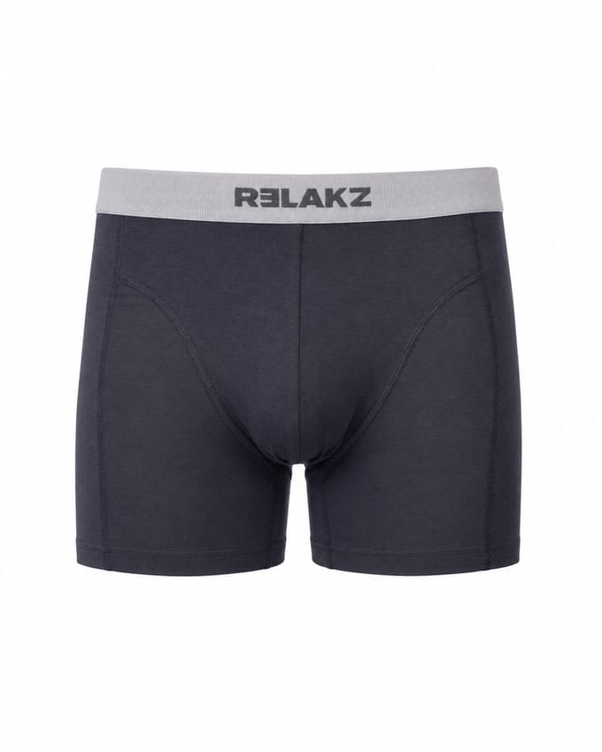 RELAKZ Heren Boxershorts Lenzing Modal 2-pack Ink Blue M
