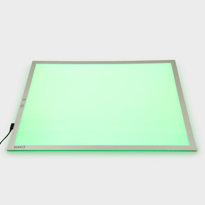 TickiT lichtpaneel kleurveranderend A2 rechthoekig educatief speelgoed.