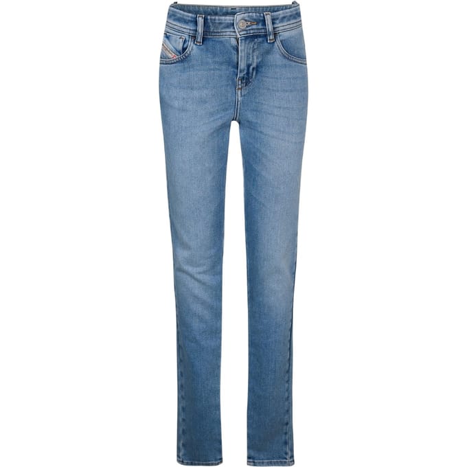 Diesel Damesjeans met rechte pijpen uit 1994 (Blauwe Denim)
