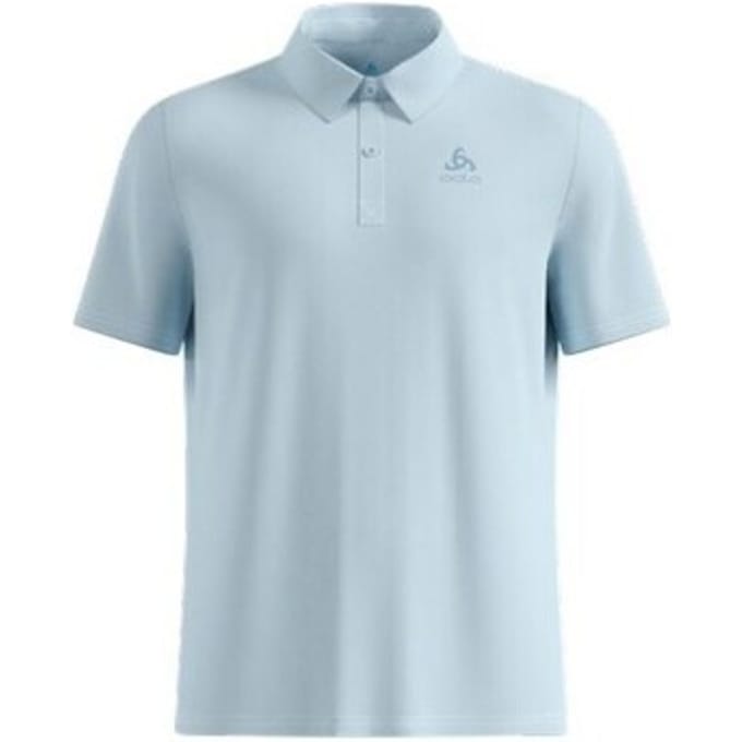 Odlo Cardada Korte Mouw Poloshirt Blauw M Man
