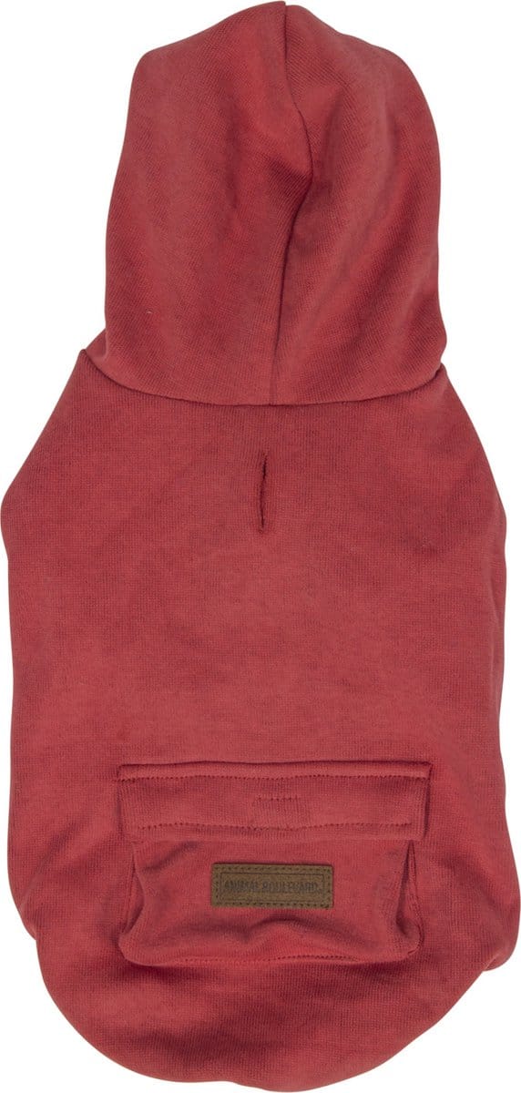 Animal Boulevard Outerwear Capuchon - Hondenkleding - 112x83 cm Bordeaux Xl