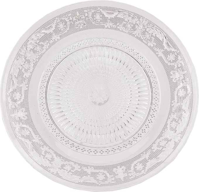 Clayre & Eef Dinerbord Ø 23 cm Glas