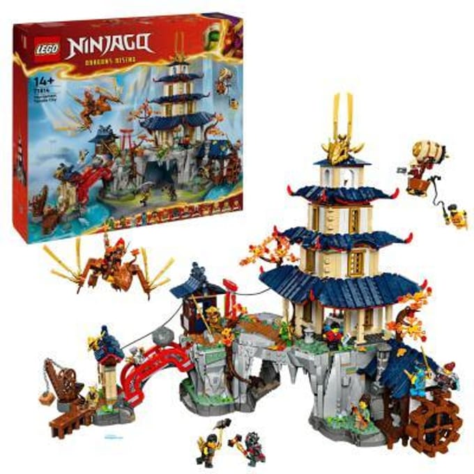 LEGO NINJAGO Toernooi Tempelstad Bouwpakket voor Kinderen - 71814