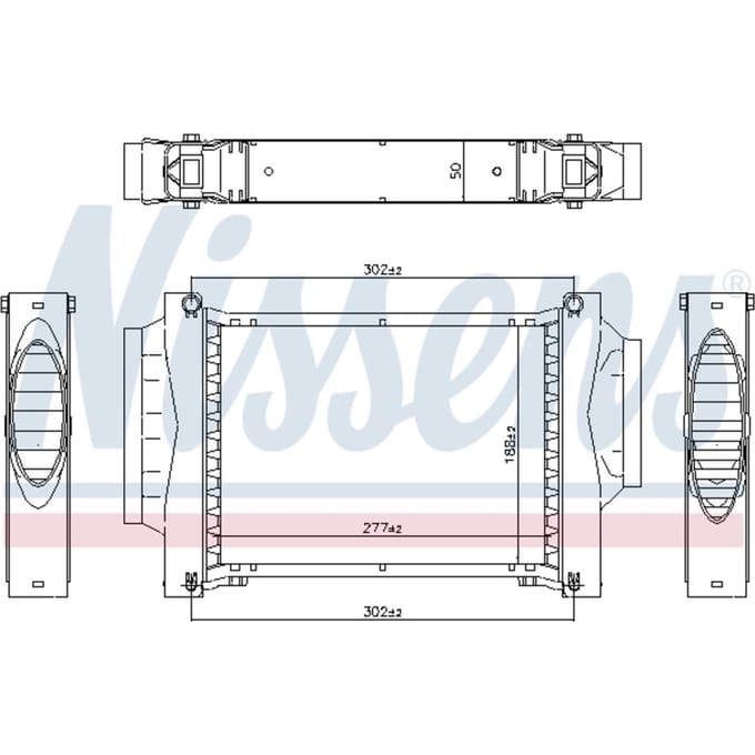 Intercooler NISSENS 961604