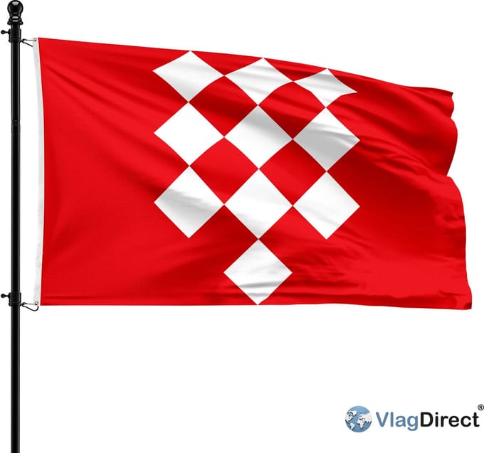 Gemeente Quévy vlag - 90 x 150 cm.