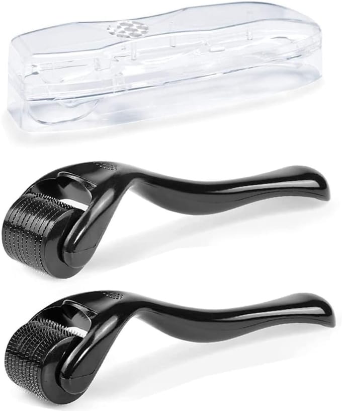 SCH® Dermaroller Haargroei - Dermaroller - Zwart - 17cm x 10cm x 5cm