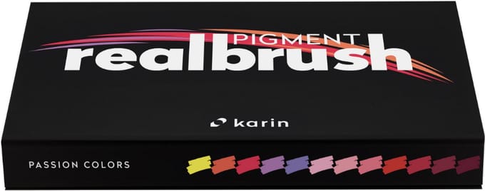 Karin Realbrush Pigment Set Passion Colors Collection 12 kleuren