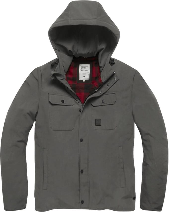 Vintage Industries Overgangsjas Gareth Jacket Stone grijs