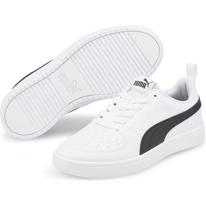 PUMA Rickie Jr Unisex Sneakers - White/Black