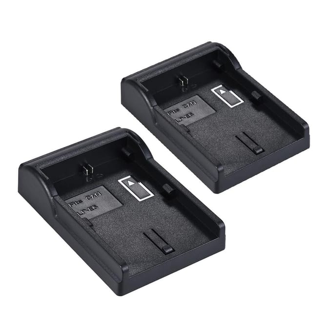 2 stks LP-E6 Batterij Plaat voor Neweer Andoer Dual/Vier Kanaals Batterij Oplader voor Canon EOS 5DII LP-E6 gray