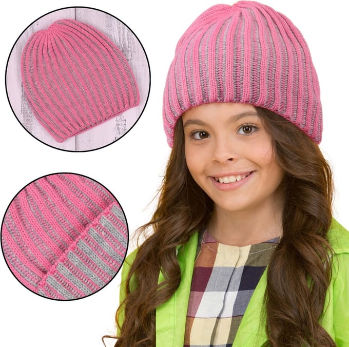 Warme, roze muts