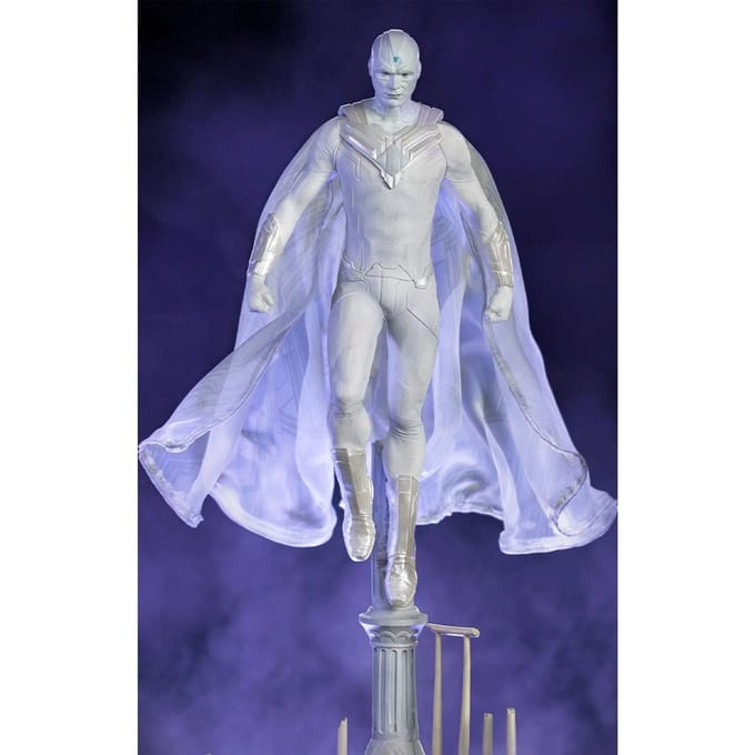 Iron Studios - Marvel Wandavision: BDS 1:10 Art Scale Statue - White Vision - Figuur