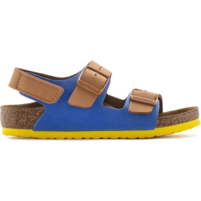 Nubuck kindersandalen Birkenstock Milano HL Birko-Flor