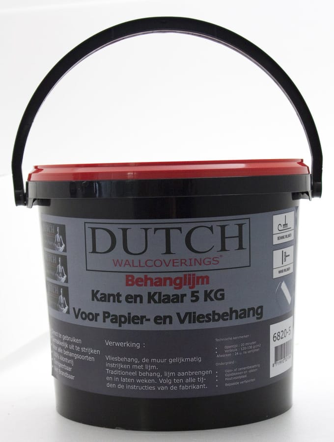 Dutch Wallcoverings Kant-en-klare behanglijm 5kg