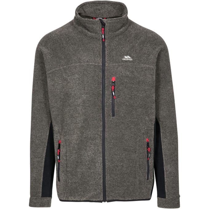 Trespass - Heren Jynx Full Zip Fleece Vest (Olijfstreep)