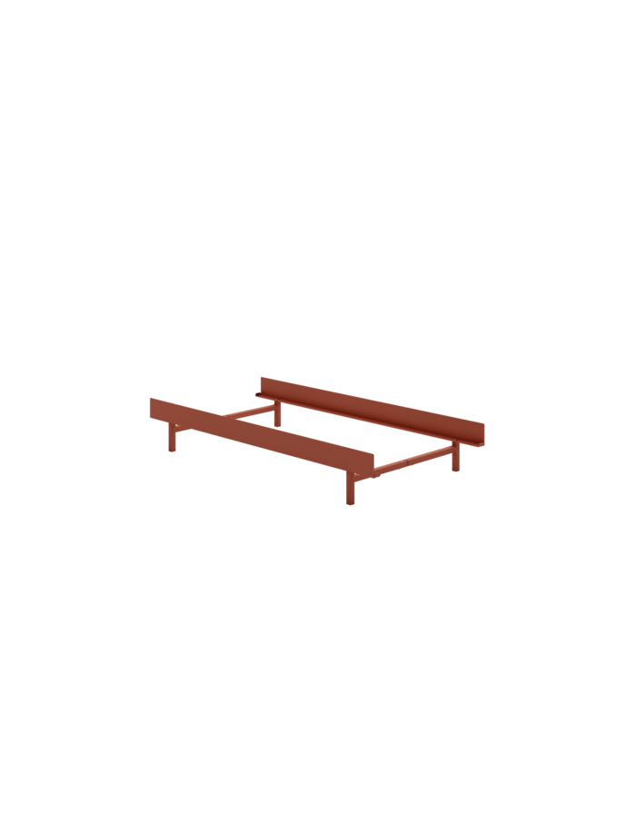 Moebe Bed 90-180 cm - terracotta - Höhe 29 cm
