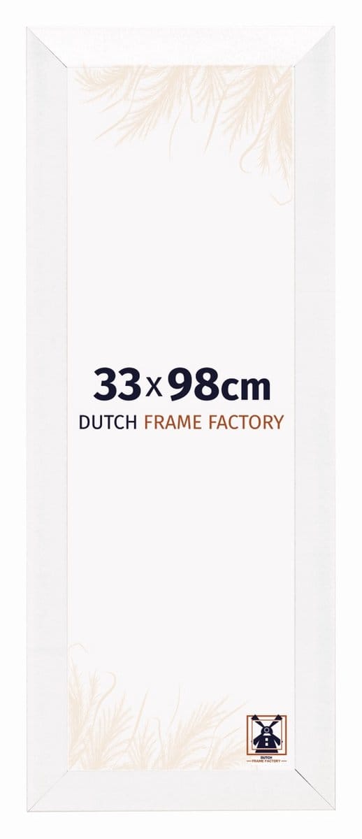 Fotolijst 33x98 cm - MDF - Wit Hoogglans - Praag