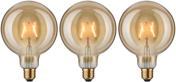 1879 Filament 230 V LED Globe G125 E27 3x170lm 3x2,7W 1700K Goud