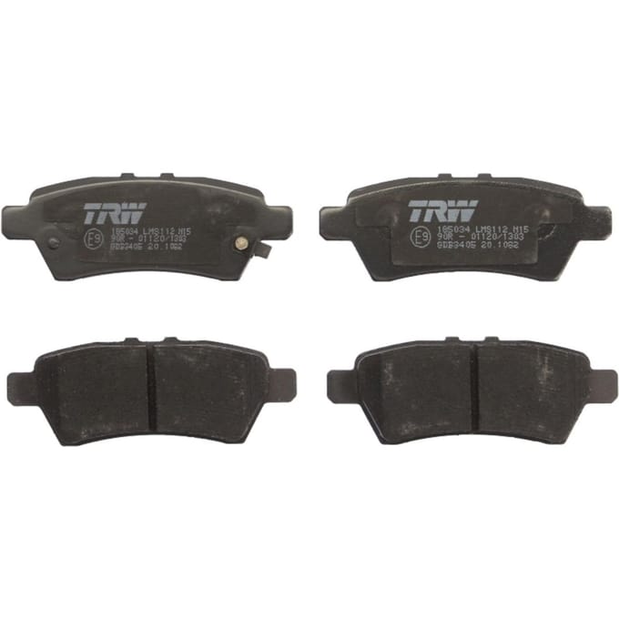 Remblokset TRW GDB3405, achter