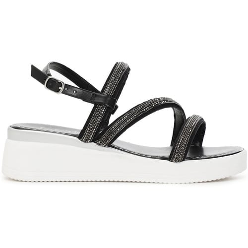Sandalen met sleehak Café Noir C1XL9903