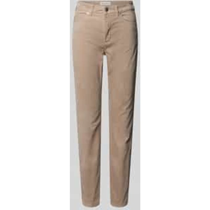 Slim fit corduroy broek van katoenmix model 'ALKEA'