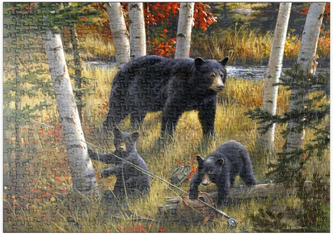 Herfst Puzzel - Landschap Puzzel - Ontspanning Thuis - 500 Stukjes - 48x34cm - Herfstkleuren