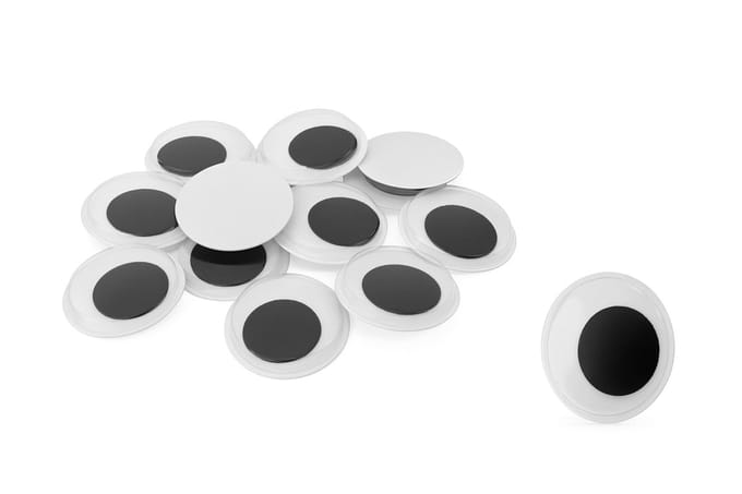To make by me Googly Eyes XL - Grote wiebeloogjes - ca. 20 stuks