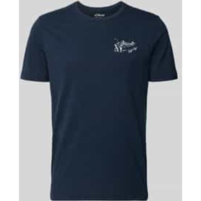 regular fit T-shirt van puur katoen