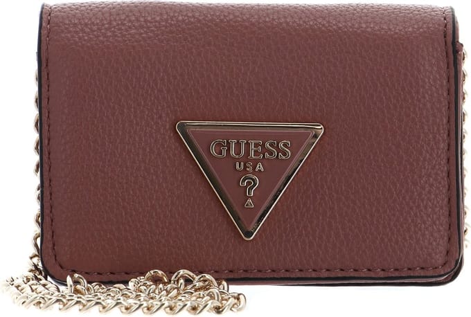 GUESS Schoudertas Meridian SLG Micro Mini Bag Rosewood Oud roze