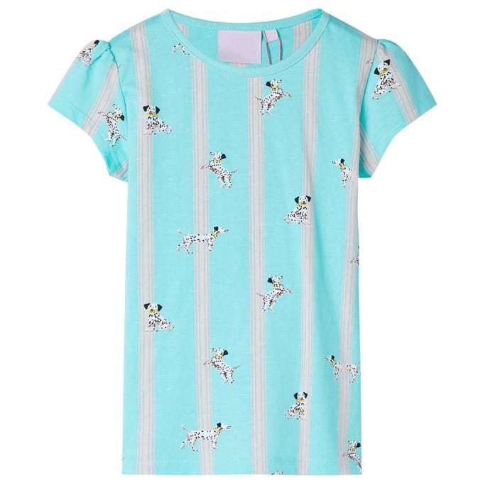 vidaXL Kinderpyjama met korte mouwen 116 blauw