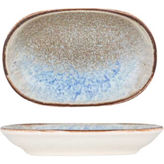 ID Fine Serveerschaal - Delta - Porselein - 14 cm - set van 2