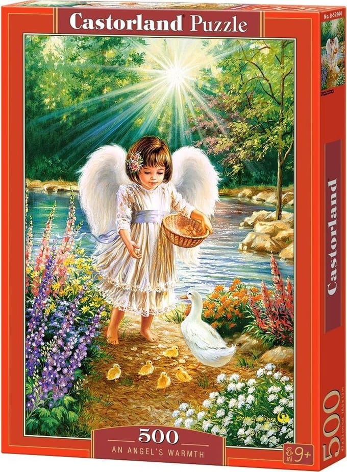 Castorland An Angel’s Warmth – Puzzel – 500 stukjes – Satijnen afwerking – Perfecte pasvorm – Europese kwaliteit