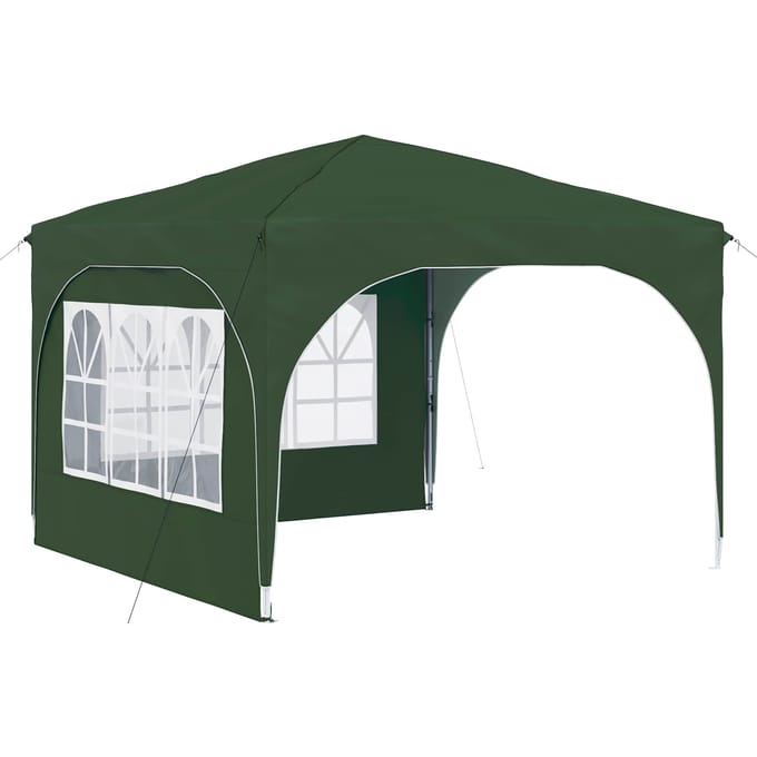 vidaXL - Pop-up - Feesttent - 290 - x - 290 - x - 245 - cm - Groen