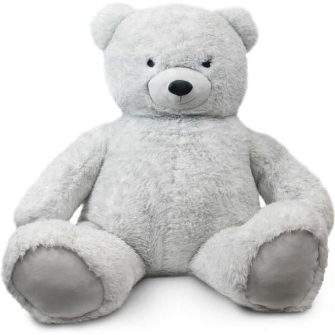 Unique Living knuffel winnie grey 120x78x53cm