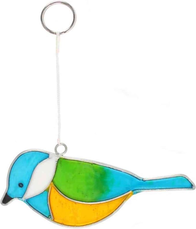Something Different - Blue Tit Raamhanger/Suncatcher - Multicolours