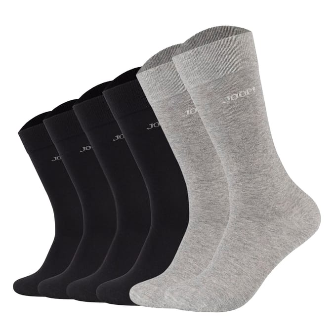 JOOP! Sokken Unisex premium essential organic cotton Socks 6p Set van 6