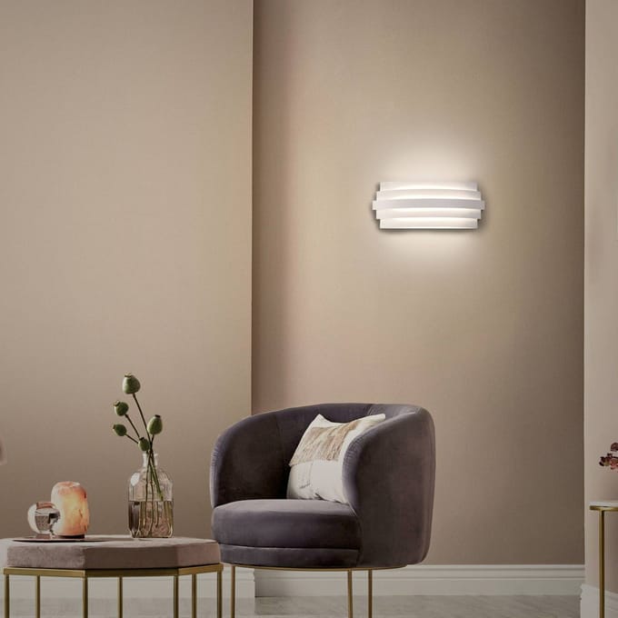 ACB ILUMINACIÓN LED wandlamp Luxur, wit