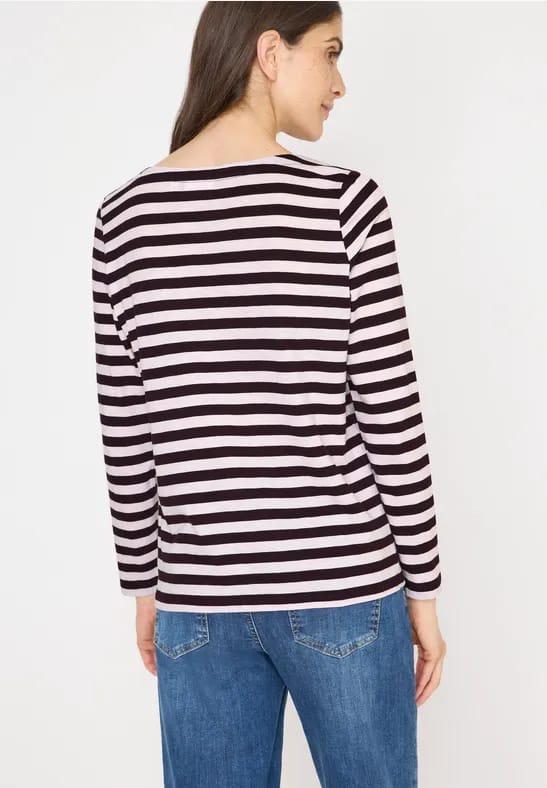 Gestreept basic shirt