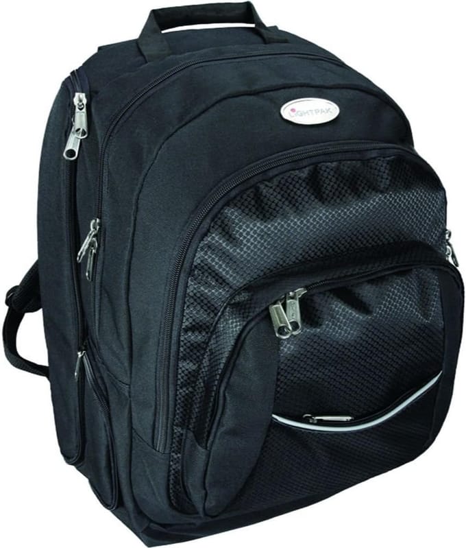 Duurzame Zwarte Laptoptas voor 17 Inch Notebook met Regenbescherming