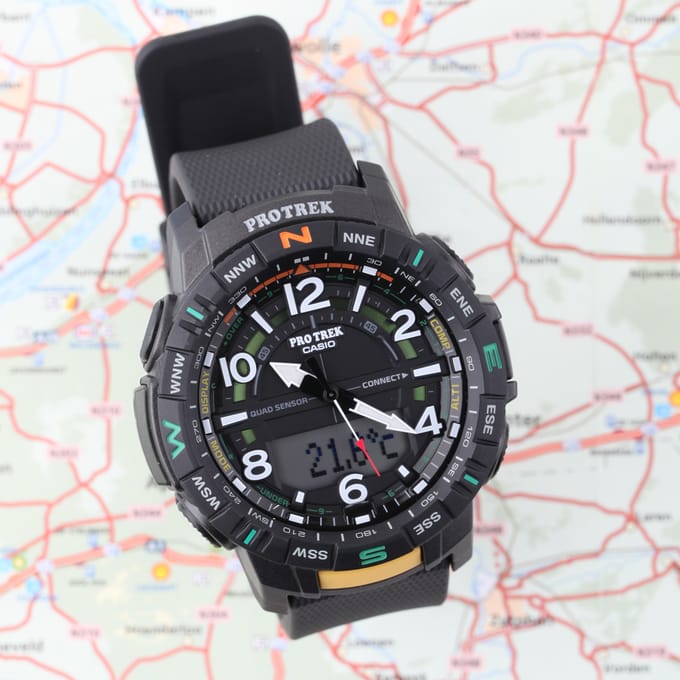 Casio Pro Trek PRT-B50-1ER Herenhorloge 50,8 mm - Zwart