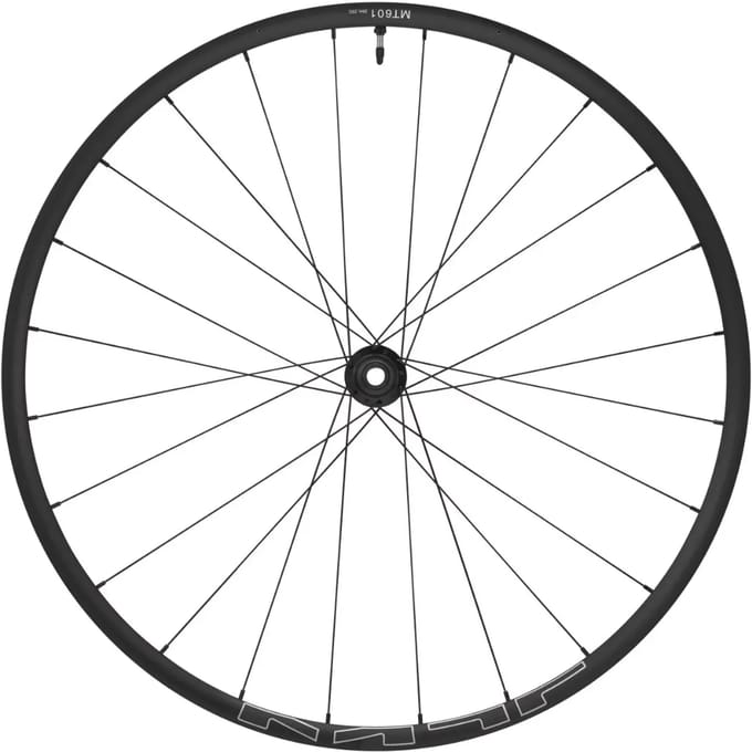 Shimano WH-MT601 Front Wheel 29" CL-Disc E-Thru 15mm 100mm, zwart Uitvoering 24H