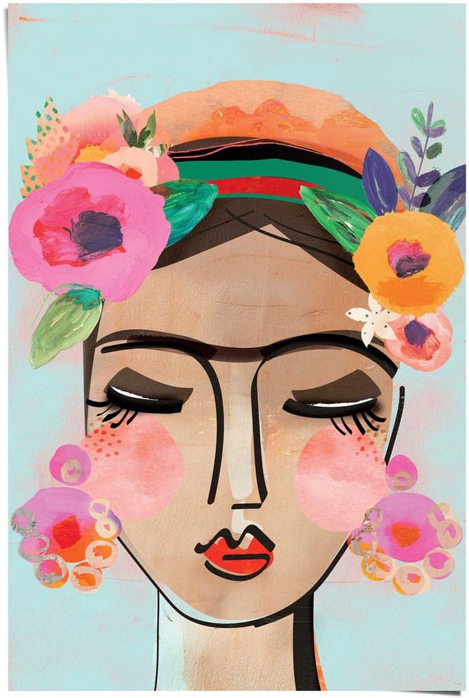 Poster Happy Face - 91,5 x 61 - Papier - REINDERS