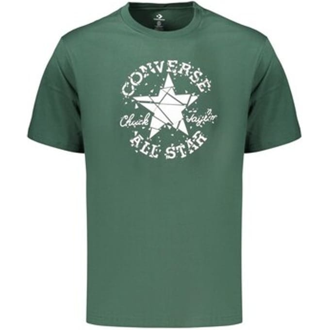 Converse Groene Katoenen Heren T-Shirt
